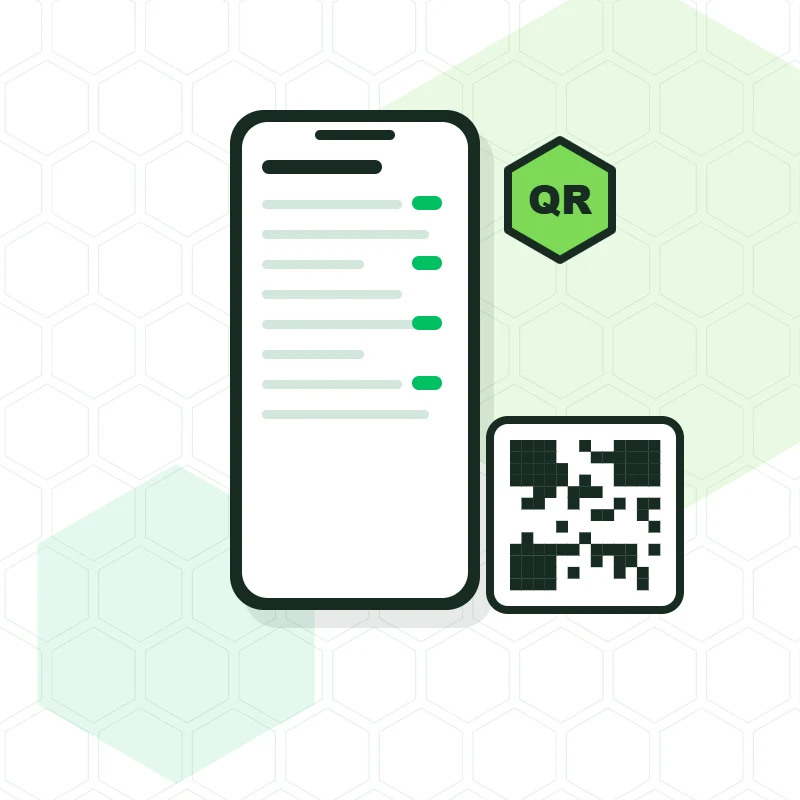 Carta digital en el móvil con su código QR